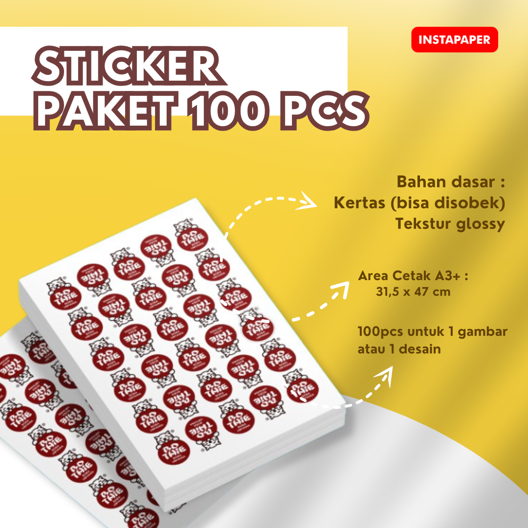 Sticker Bontax Paket 100 Pcs